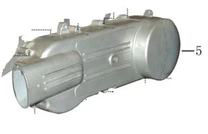 PARÇA RM5X KAPAK SOL BLOK (170 CC)