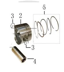 PARÇA RM5X PISTON SETI (170 CC)